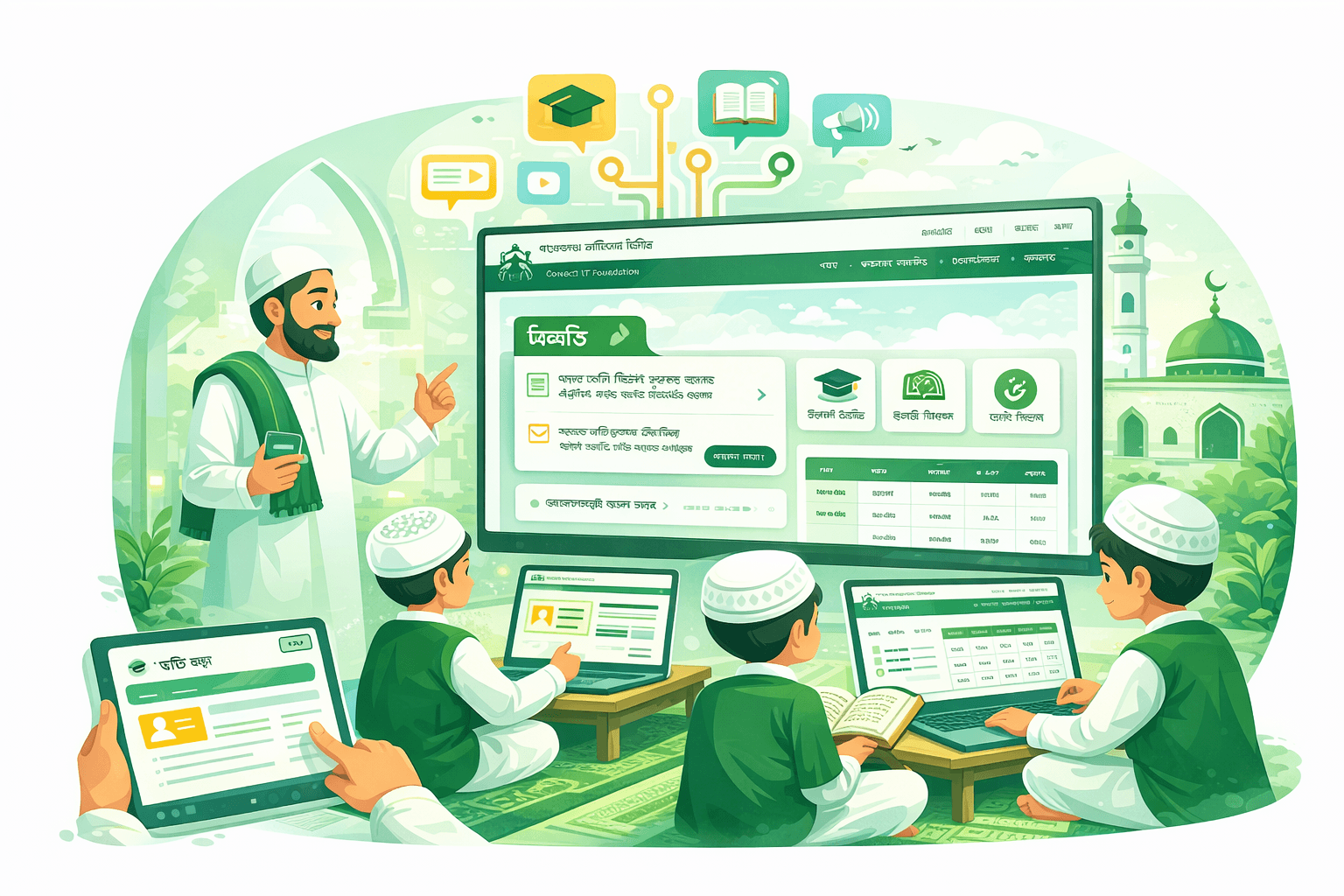 আল-হেরা মাদ্রাসা একাডেমিক সিস্টেম