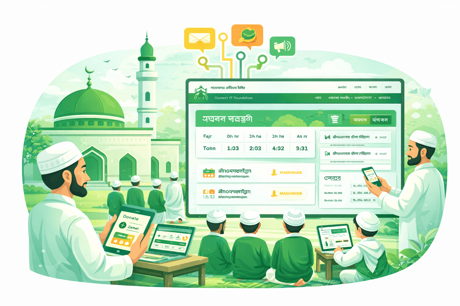 বায়তুল নূর মসজিদ কমিউনিটি ওয়েব
